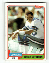 1981 Topps Base Set #229 Butch Johnson