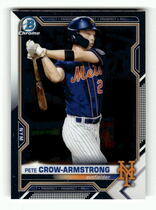 2021 Bowman Chrome Prospects #BCP-22 Pete Crow-Armstrong