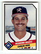 1989 CMC Richmond Braves #13 Carlos Rios