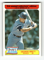 1985 Drakes #4 George Brett