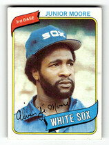 1980 Topps Base Set #186 Junior Moore