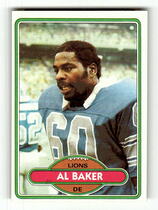 1980 Topps Base Set #385 Al Baker
