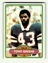 1980 Topps Base Set #503 Tony Greene