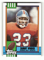 1990 Topps Base Set #45 Sammy Winder