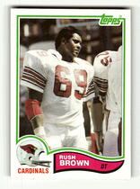 1982 Topps Base Set #466 Rush Brown