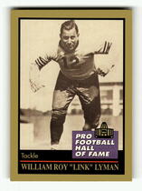 1991 ENOR Pro Football HOF #90 Link Lyman