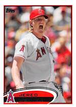 2012 Topps Base Set Series 1 #250 Jered Weaver