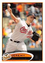 2012 Topps Base Set Series 1 #4 Jeremy Guthrie