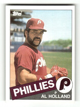 1985 Topps Base Set #185 Al Holland