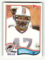 1982 Topps Base Set #23 Curtis Brown
