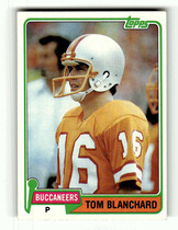 1981 Topps Base Set #253 Tom Blanchard