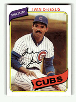 1980 Topps Base Set #691 Ivan De Jesus