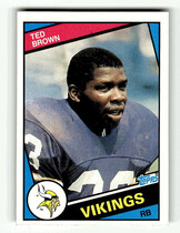1984 Topps Base Set #289 Ted Brown