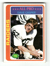 1978 Topps Base Set #50 Dave Casper