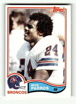 1982 Topps Base Set #84 Rick Parros