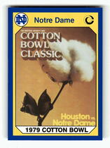 1990 Collegiate Collection Notre Dame 200 #18 1979 Cotton Bowl