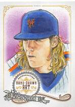 2017 Topps Gypsy Queen Portrait Hand-Drawn Art Reproduction #GQAR-NS1 Noah Syndergaard