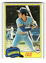 1981 Topps Base Set #397 Julio Cruz