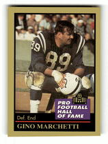 1991 ENOR Pro Football HOF #92 Gino Marchetti