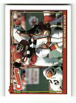 1991 Topps Base Set #639 K.C. Chiefs Team