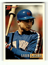 1993 Bowman Base Set #102 Aaron Ledesma