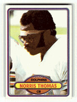 1980 Topps Base Set #441 Norris Thomas
