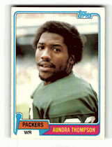 1981 Topps Base Set #314 Aundra Thompson