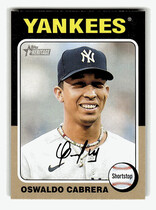 2024 Topps Heritage #251 Oswaldo Cabrera