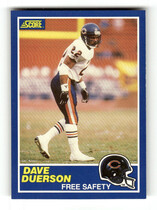 1989 Score Base Set #22 Dave Duerson