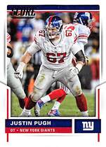 2017 Score Base Set #327 Justin Pugh