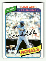 1980 Topps Base Set #45 Frank White