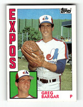 1984 Topps Base Set #474 Greg Bargar