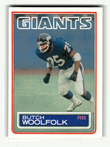 1983 Topps Base Set #135 Butch Woolfolk