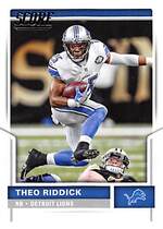 2017 Score Base Set #51 Theo Riddick