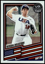 2026 Panini Prizm Stars & Stripes #27 Kekoa Delatori