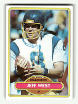 1980 Topps Base Set #439 Jeff West