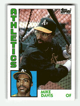 1984 Topps Base Set #558 Mike Davis