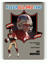 1990 Fleer All-Pros #1 Joe Montana