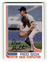 1982 Topps Base Set #589 Dave Stapleton