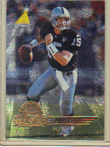 1996 Pinnacle Super Bowl Card Show #8 Jeff Hostetler