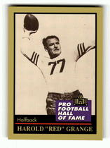 1991 ENOR Pro Football HOF #49 Red Grange