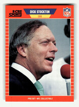 1989 Pro Set Announcers #19 Dick Stockton