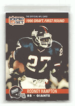 1990 Pro Set Base Set #692 Rodney Hampton