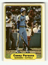 1982 Fleer Base Set #515 Casey Parsons
