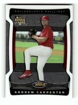 2009 Finest Base Set #126 Andrew Carpenter