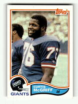 1982 Topps Base Set #428 Curtis McGriff
