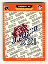 1989 Pro Set Super Bowl Logos #21 Super Bowl XXI