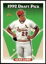 1993 Topps Base Set #191 Sean Lowe