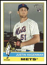 2025 Topps Heritage High Number #596 Justin Hagenman