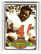 1980 Topps Base Set #472 Don Calhoun